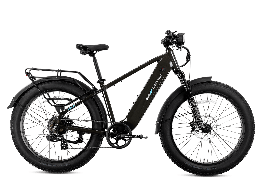 Lectric XPeak 2.0 high-step e-bike, black frame